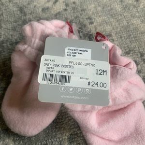 NWT Zutano Baby Booties - 12M